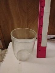 Anchor Hocking Clear Drinking Glass Plain Tall Tapered Simple Clear 16oz