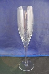 Set of Two Beautiful Flute Champagne Unknown Manufacturer Glasses
