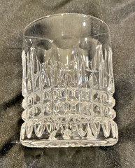 EUC Gorham Crystal Fairfax Double Old Fashioned Glass 4” Discontinued