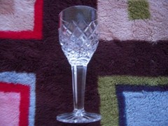 NOS VINTAGE CLEAR CUT CRYSTAL CORDIAL GLASS 1-3/4″ DIAMETER X 4-1/4″ HEIGHT 