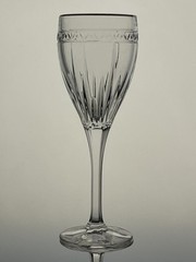 Lovely CHRIISTIANA Platinum Trim by Noritake Water Goblet 8 3/4″ EUC