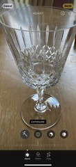 French Lead Crystal Water Goblet