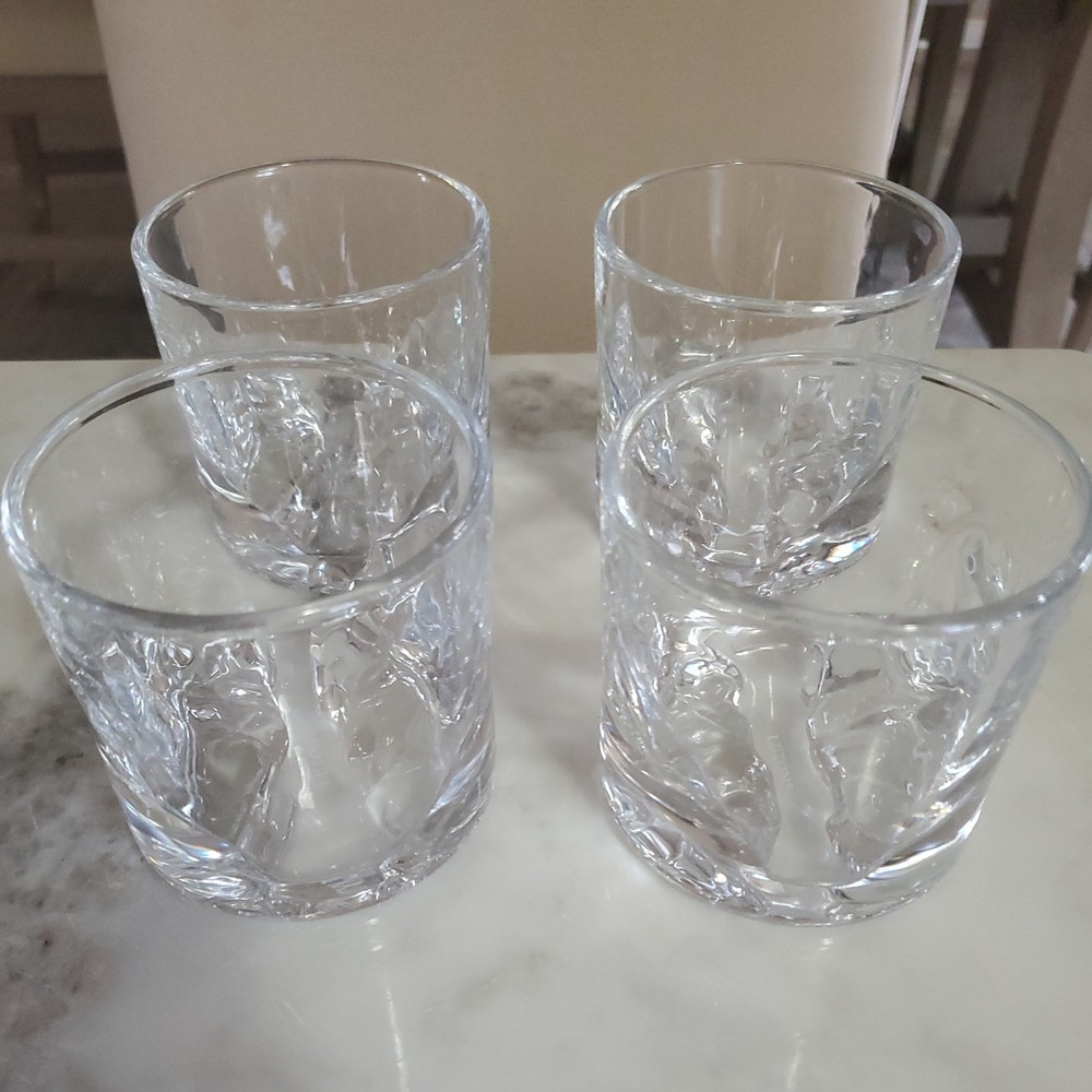Liiton Grand Canyon Whiskey Old Fashioned Glasses Set of 4 Mountains EUC