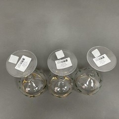 Lenox American by Design Holiday Balloon Holly Berries Glass Glasses Lot of 3