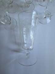 Tiffin-Franciscan TIF89 Pattern Etched Glass Iced Tea Goblets – Set of 6