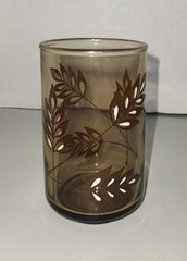 Lot of (6)Vintage Assorted MCM Drinkware Glasses Different Size Patterns Colors