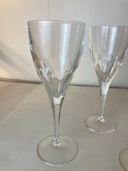 Villeroy and Boch crystal adeline claret wine glasses set of 4