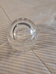 Crystal Bedside Water Carafe And Glass Vintage Leaded