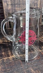 Vintage Jack Daniels Tennessee Tea Red Script Pitcher With Recipe 80 Ounces