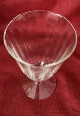 8 Fostoria NIAGARA 6026 Fosnia Water Goblets Iced Tea Glasses Wavy Optic VTG D/C