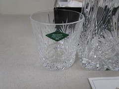 Shannon By Godinger Crystal Executive Whiskey Set 3 Piece 24% Lead Crystal NEW