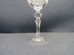 Bohemia Crystal Marquis Pattern Red Wine Goblet 6 7/8″ x 3 1/4″