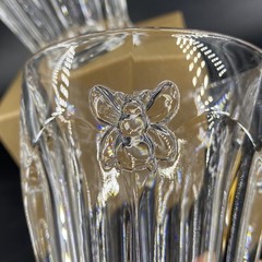 Vtg 2 Lenox Butterfly Meadow 4 3/8” Double Old Fashioned Rock Glasses 3D Bee
