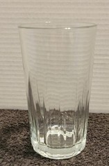 Crisa Clear Vertical Cut Glass 12oz Tumbler