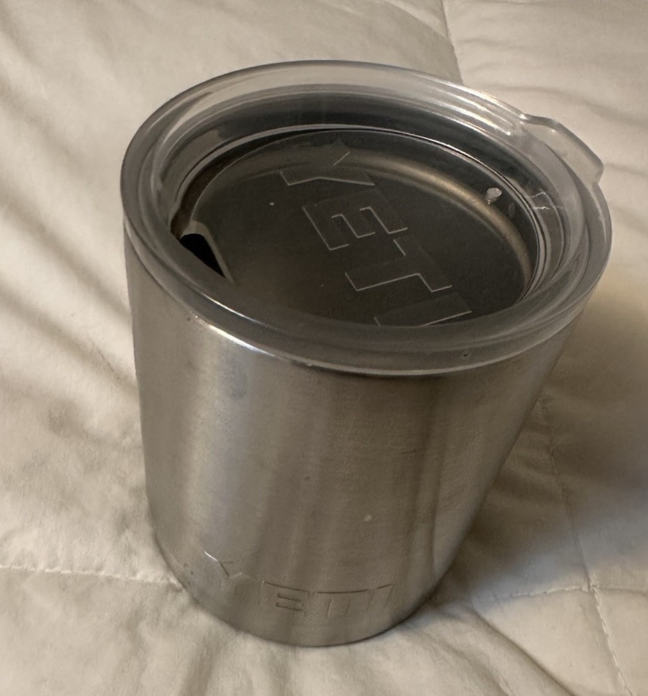YETI Rambler 10 oz Lowball Tumbler Stainless Steel with MagSlider Lid Silver