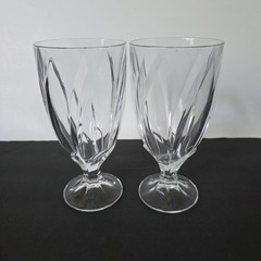 Noritake Breeze Clear Ice Tea Glass 3 5/8″ Wide 7.5″ Tall set of 2