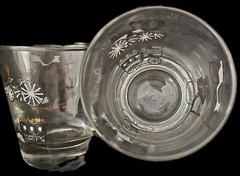 Vintage Libbey Horseless Carriage Double Shot Glasses – 2