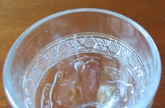 Indiana Glass EAPG Bird & Strawberries 4 3/8” Clear Wine Goblet(s)