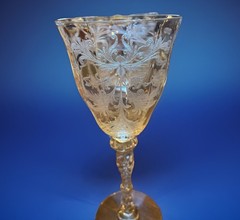 TIFFIN FRANCISCAN BYZANTINE 8.5″ WINE/WATER GOBLET X2 Mint Condition