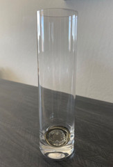 Rosenthal Asian Shou Medallion Crystal Highball Pilsner Beer Glass 9.5″ Great