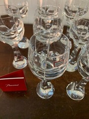 16 Red Wine Glasses Neptune Model Baccarat Crystal H: 19.5 Cm (Price Per Piece)
