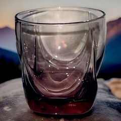 VTG Libbey Old Fashioned Imperial Plum Whiskey Glass Lowball Tumbler