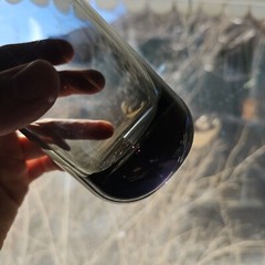Vtg Libbey Amethyst Smoke Drinking Glass Barware 6.5″ Mid Century Modern