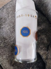 CORNING GLASS WORKS 1956 ANNIVERSARY GLASS RARE 105th FREE USA SHIPPING