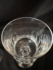 Prince by KOSTA-BODA lot of 3 White Wine Glasses 5-3/8″