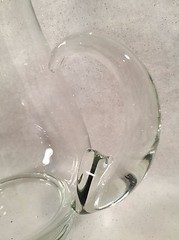 West Virginia Glass Co. 25th Silver Anniversary Pitcher & 6 Tumbler Glass Set