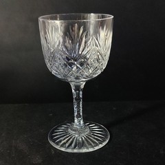 DORFLINGER WINE GLASSES, Hand Cut Lead Crystal, 4 3/4″, 4 Oz, USA, ABP, 3PCS