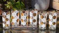 MID CENTURY JEWEL! 6 Vintage Cocktail Highball Glasses, Cera, circa 1950’s