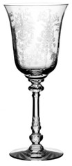 Heisey Orchid #5025 1940s Wine Water Goblet Glass