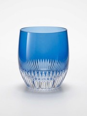 Waterford Mixology Argon Blue Crystal Tumbler DOF Single Glass 8.5 oz