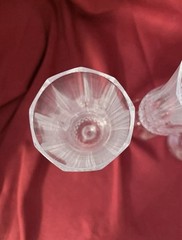 Cristal d’Arques Longchamp Set of 5 Champagne Water Wine Sherry & Cordial Qty Av