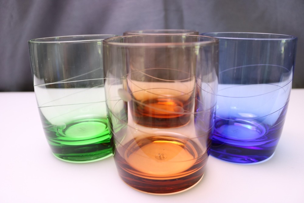 Lenox Crystal Tuscany Seasons Double Old Fashioned Set of 4 Various Colors 4 «