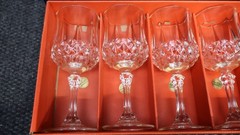Cristal D’Arques Longchamp 25cl/8.45oz Wine Glasses Set of 6 Lead Crystal France