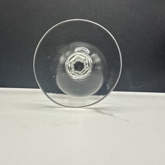 6 RARE Vintage Toyo Sasaki Wine Glass Star Burst Etched MCM Atomic