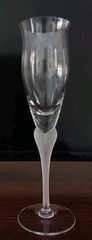 Mikasa Sea Mist Clear Frosted Crystal Champagne Flutes – Set/2 – Free Shipping