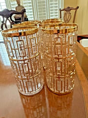 IG Shoji Set of 6 MCM Tall Rocks Glasses – GREAT CONDITION!