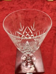 Vintage Cristal D’Arques Masquerade Crystal Goblets Set of 14 France Ex Cond
