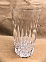 FOSTORIA HERITAGE PATTERN CRYSTAL HIGHBALL GLASS 5 3/8″ TALL
