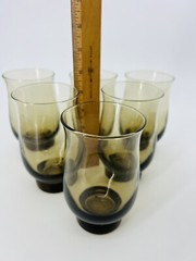 6pcs Libbey 14 Ounces Tawney Tulip Glass 5 1/4” Glasses Tumblers
