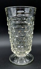 Vintage Fostoria American Pattern 6″ Crystal Clear Footed Iced Tea Glass/Tumbler