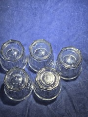Vintage Anchor Hocking New Orleans 10oz Paneled Rocks Glasses (Set of 5)