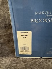 Marquis by Waterford Brookside White Wine Glasses Goblets Set of 4 Germany