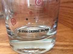 Anchor Hocking Debbie Mumm STAR/MOON Set (12) Beverage Glasses 16 oz. Red/Green