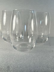 Mikasa Etched Stemless Tumbler Barware Wide Wine Cheers Entertainment Glasses S