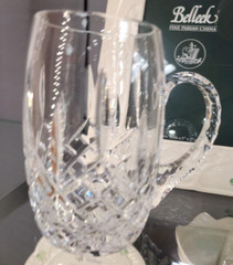 NEW Galway Irish Crystal «Longford» Beer Tankard AUTHORIZED DEALER