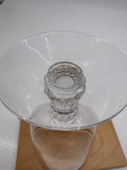 Fostoria Engagement Platinum Trim Iced Tea Glass Crystal Water Goblet Set 5 + 1